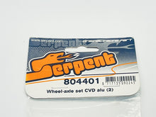 Load image into Gallery viewer, Serpent 804401 Wheel Axle Set Cvd Alu (2) Rc Part #8832

