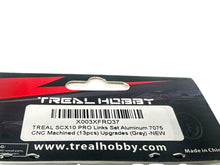 Load image into Gallery viewer, Treal Hobby SCX10 Pro Grey Aluminum Links Set Of 13 Rc Part #13935
