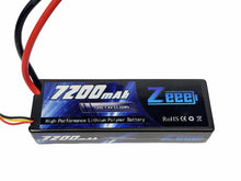 Load image into Gallery viewer, Zeee 7200MAH 120C 7.4V 2S Hardcase Lipo Battery W EC5 Connector #18676
