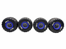 Load image into Gallery viewer, New Losi LMT 2.0 SonUva Digger 1/8 BKT MT Tires W Blue 17MM Hex Wheels #18956
