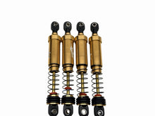 Load image into Gallery viewer, Dlux 92MM Gold Aluminum Short Shocks Set Of 4 For 1/10 Crawler Rc Part #19894
