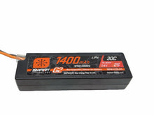 Load image into Gallery viewer, Spektrum Smart G2 1400MAH 30C 7.4V 2S Hardcase Lipo W iC2 Connector #18358
