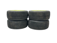 Load image into Gallery viewer, Jconcepts 3112 Diamond Bars 1/8 Buggy Tires W Yellow 17MM Hex Wheels #16078

