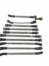 Load image into Gallery viewer, New Axial SCX10 lll 1987 Toyota SR5 Stainless Steel Link Set Of 10 W Horn #18264
