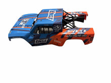 Load image into Gallery viewer, New Losi 5IVE-TE 3.0 Complete Cage W Blue/Orange Panels Rc Part #18425
