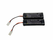 Load image into Gallery viewer, (2) Gens Ace 5000Mah 6 Cell 7.2V NiMH Battery W Tamiya Connector Rc Part #19880
