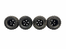 Load image into Gallery viewer, Traxxas Hoss 4X4 VXL Sledgehammer Tires W 12MM Hex Black Chrome Wheels #19946
