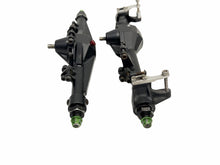 Load image into Gallery viewer, Vanquish F9 Straight Black Aluminum Front &amp; Rear Axles (Offset Front) #19839
