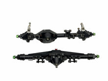 Load image into Gallery viewer, Vanquish F9 Straight Black Aluminum Front &amp; Rear Axles (Offset Front) #19839
