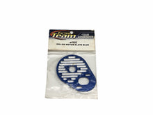 Load image into Gallery viewer, New Team Associated 1770 Factory Team Milled Aluminum Motor Plate (Blue) #19718
