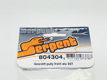 Load image into Gallery viewer, Serpent 804304 Geardiff Pully Front Aluminum 35T Rare Rc Part #8993
