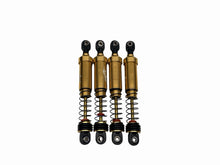 Load image into Gallery viewer, Dlux 92MM Gold Aluminum Short Shocks Set Of 4 For 1/10 Crawler Rc Part #19894
