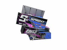 Load image into Gallery viewer, New Losi 22S Sprint Factory Wrapped Sprint Car Body W Cage/Decals BLUE 5K #19078
