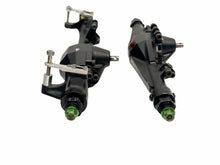 Load image into Gallery viewer, Vanquish F9 Straight Black Aluminum Front &amp; Rear Axles (Offset Front) #19839
