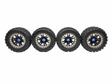 Load image into Gallery viewer, Pro-Line Badlands MX43 Pro-Loc Tires W Blk Impulse Wheels/ Xmaxx Adapters #19096
