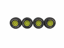 Load image into Gallery viewer, Arrma Mojave Grom 1/18 DBoots Fortress Tires W Lime Wheels Rc Part #17882
