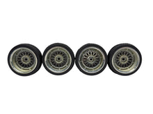 Load image into Gallery viewer, 1/10 Scale Unknown Brand Onroad Tires W 12MM Hex Wheels Set Of 4 Rc Part #18040

