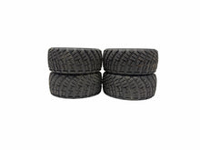 Load image into Gallery viewer, Traxxas Rally 4X4 VXL 1/10 Scale Tires &amp; Black 12MM Hex Wheels Set Of 4 #18275
