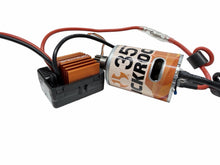 Load image into Gallery viewer, New Spektrum 40A Brushed Waterproof 2-3S Esc W Slickrock 35T Motor #18621
