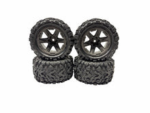 Load image into Gallery viewer, New Traxxas Talon EXT Tires W Gray RXT Wheels 2.8” Off Rustler 4X4 BL-2S #18792
