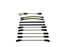 Load image into Gallery viewer, Axial SCX10 ii 2017 Jeep Wrangler Stainless Steel &amp; Alum Link Set Of 10 #16348
