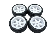 Load image into Gallery viewer, Team Associated Hoonitruck Touring Car Tires &amp; Wheels W 12MM Hex Set Of 4 #12424
