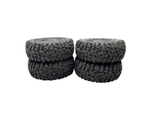 Load image into Gallery viewer, Pit Bull Rock Beast 1.9” Tires W Vanquish Bully Wheels &amp; Purple Rings #16810
