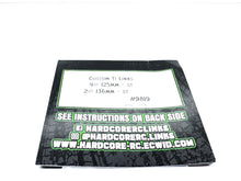 Load image into Gallery viewer, Hardcore Rc Custom Titanium Links (4) 125mm &amp; (2) 136mm NIP Rc Part #10766
