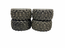Load image into Gallery viewer, Traxxas Hoss 4X4 VXL Sledgehammer Tires W 12MM Hex Black Chrome Wheels #19946
