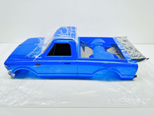 Load image into Gallery viewer, Traxxas Drag Slash Blue C10 Chevrolet Body W Wing Grill Bumper Decals #10185
