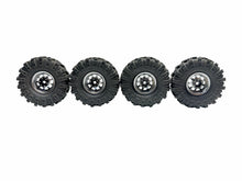Load image into Gallery viewer, Injora Monster Terrain M/T 1.0 Crawler Tires W Steel Wheels Set Of 4 #19967
