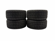 Load image into Gallery viewer, Unknown Brand 1/10 Scale Onroad Rally Car Tires W Blk 12MM Hex Wheels (4) #18283
